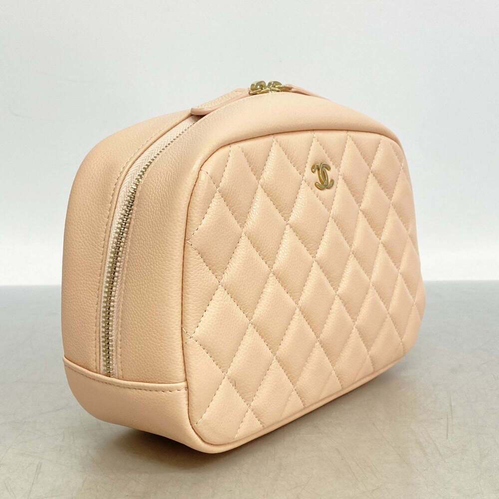 CHANEL Pink Caviar Leather Pouch - Picture 2 of 6